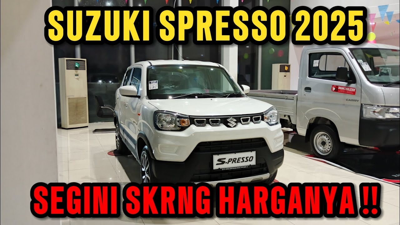 SUZUKI SPRESSO : MOBIL TERMURAH SUZUKI! BISA CASH BERTAHAP, KREDIT BUNGA 0%, COP PERUSAHAAN.