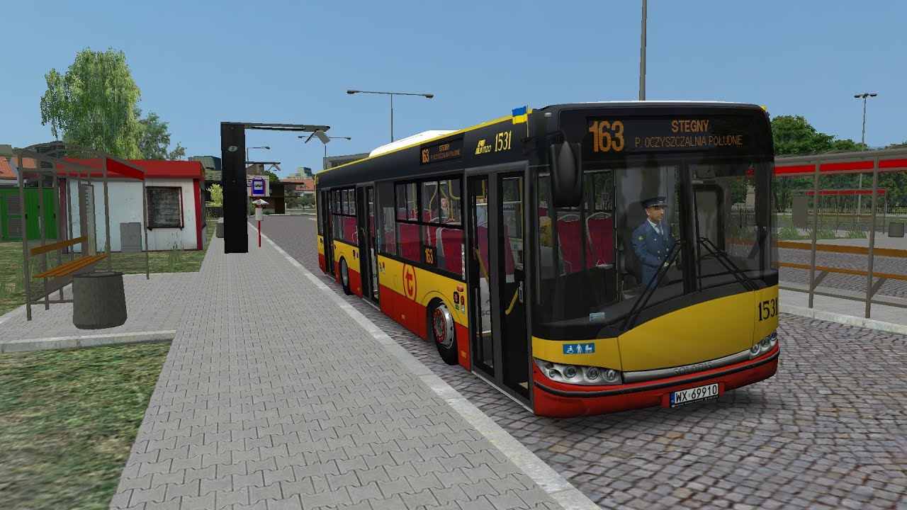 OMSI 2 Warszawa Wilanów: 163 Wilanów - Stegny p. Oczyszczalnia Południe