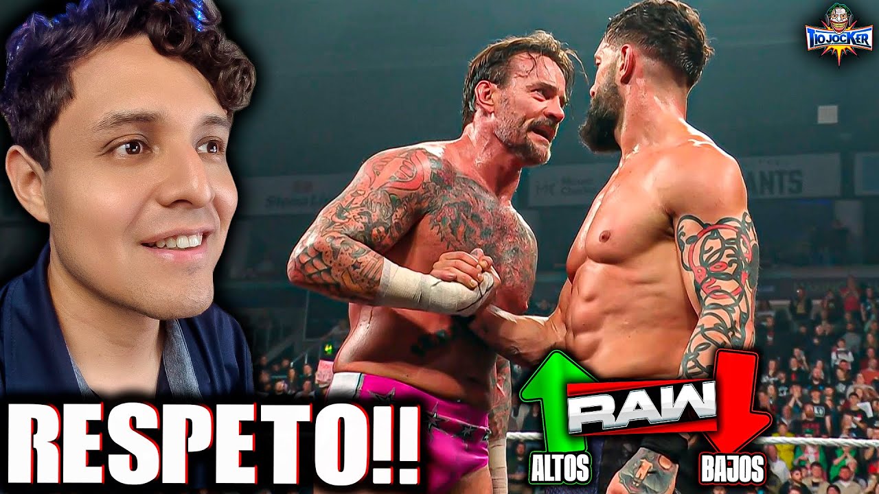 FINN BALOR RECUPER&Oacute; SU AURA 🤩 CM PUNK LE RINDI&Oacute; RESPETO - ALTOS y BAJOS RAW 19 ENERO 2026.