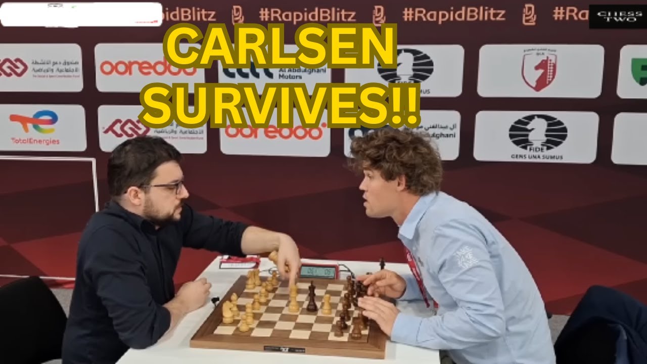 The Unbelievable Escape by Magnus Carlsen vs MVL