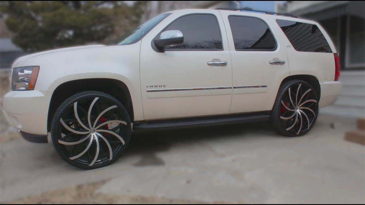 Painting brake calipers on my tahoe on 28s