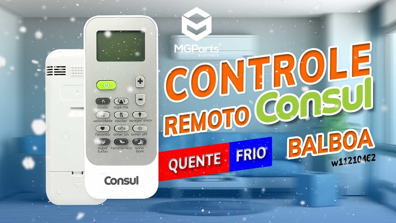 Controle Remoto Ar Condicionado Consul W11210462