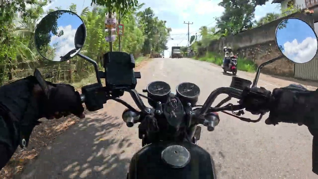 4K Bike Ride | Kirindiwita to Ganemulla 🌾 | Scenic Paddy Field Roads Sri Lanka