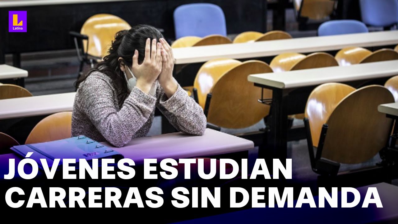6 de cada 10 jóvenes estudiaron una carrera sin demanda laboral en el Perú