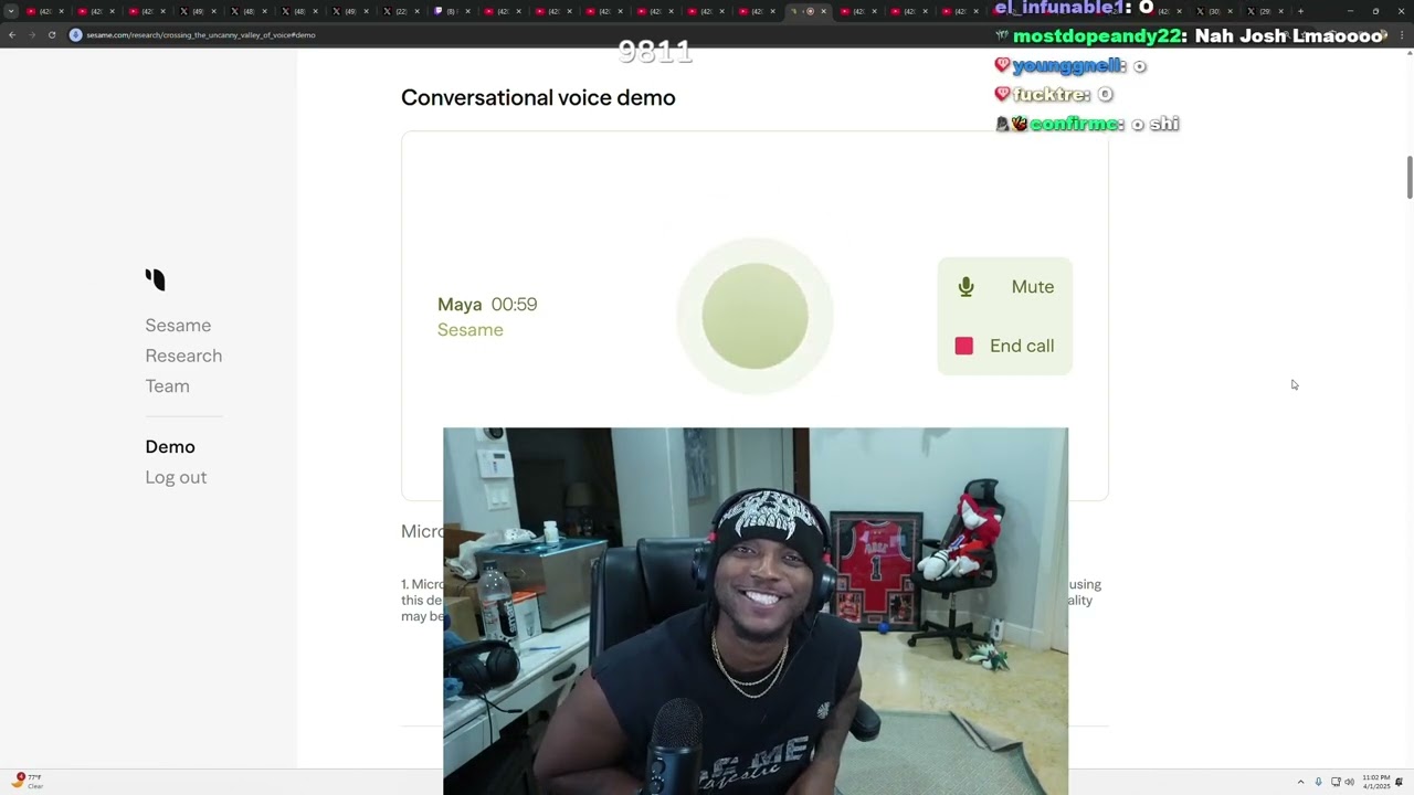 Yourrage Has A Deep Talk With Advanced AI