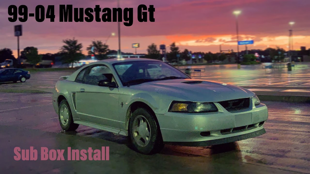 How to Fit a Sub Box in Your 99-04 Mustang