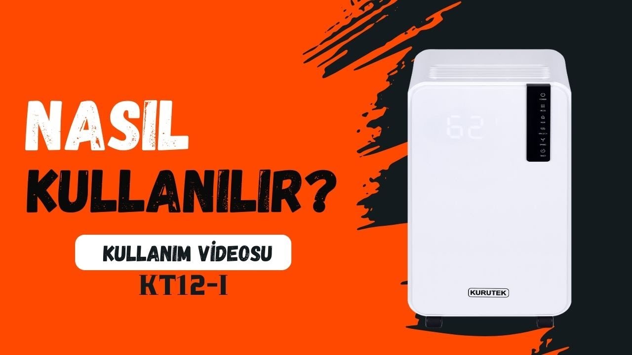 Kurutek KT12-I Ev Tipi Nem Alma Cihazı Kullanım Videosu