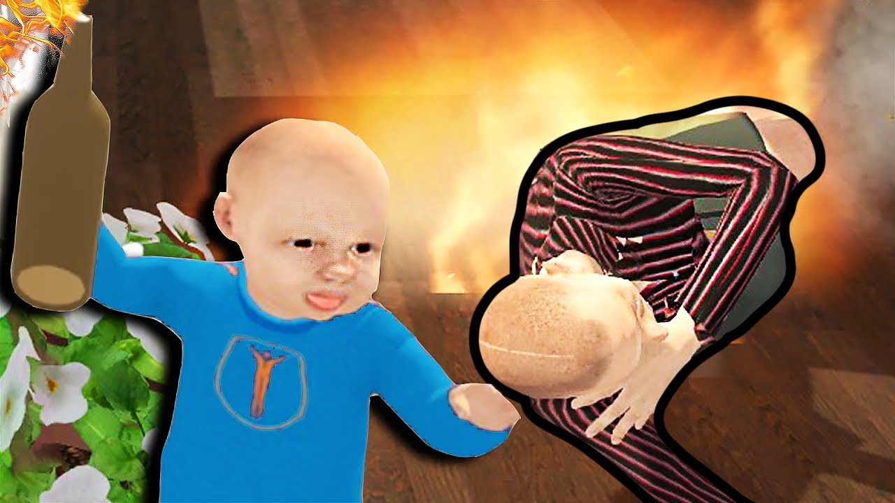 A VOVÓ PEGOU FOGO! GRANNY SIMULATOR