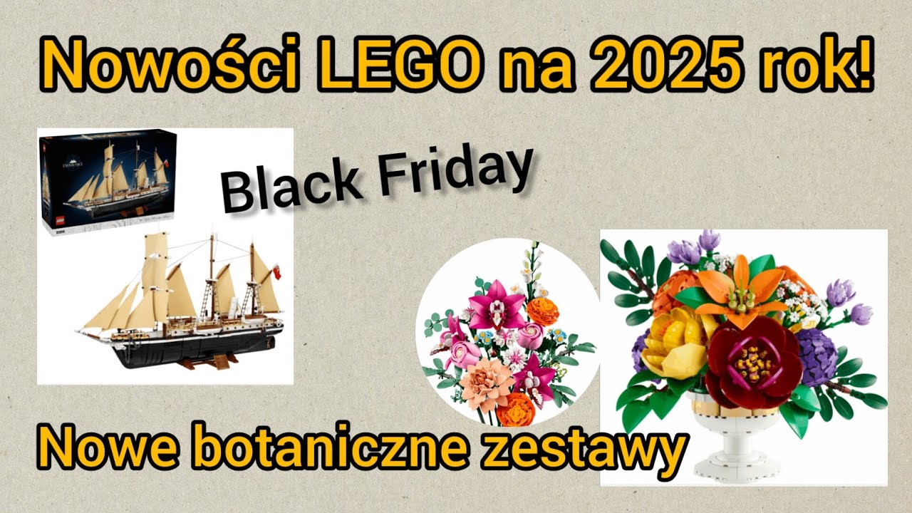 Nowe kwiaty od LEGO! Black Friday, Endurance, Nowości 2025