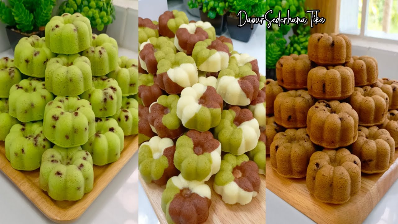 3 RESEP BOLU MINI KUKUS SUPER LEMBUT ENAK BANGET‼️