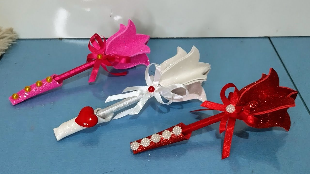 FLOR TULIPA NA CANETA dia da mulher N°3!