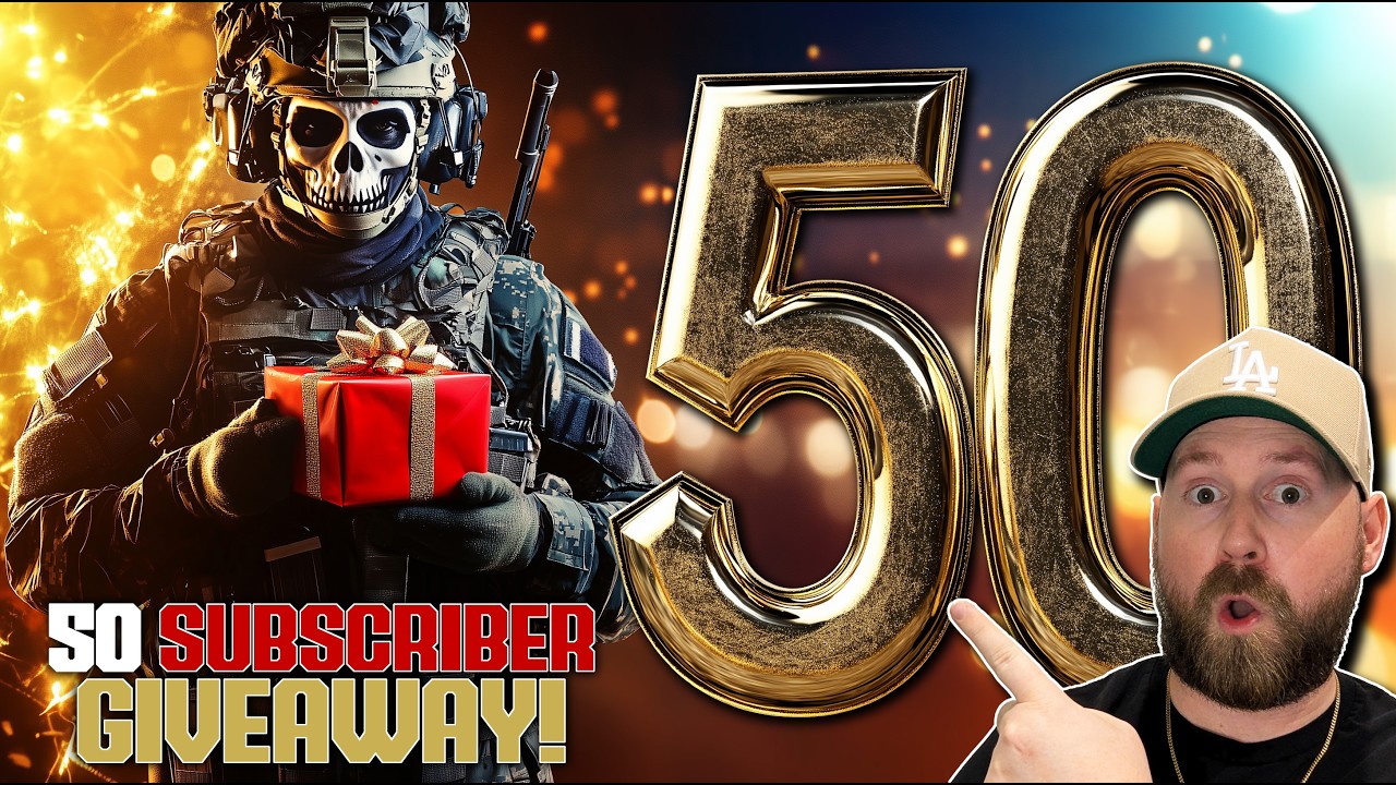 GIVEAWAY! 50 Subscribers & Counting: Call of Duty Gift Giveaway!