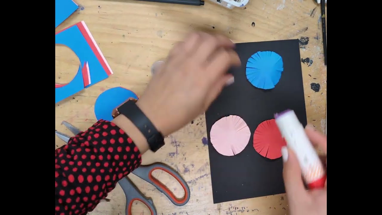 Paper fireworks
