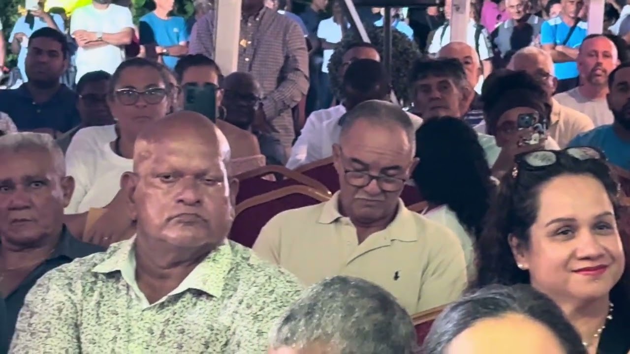 Municipales 2026 à Saint-André : meeting d’Eric Fruteau, février. 