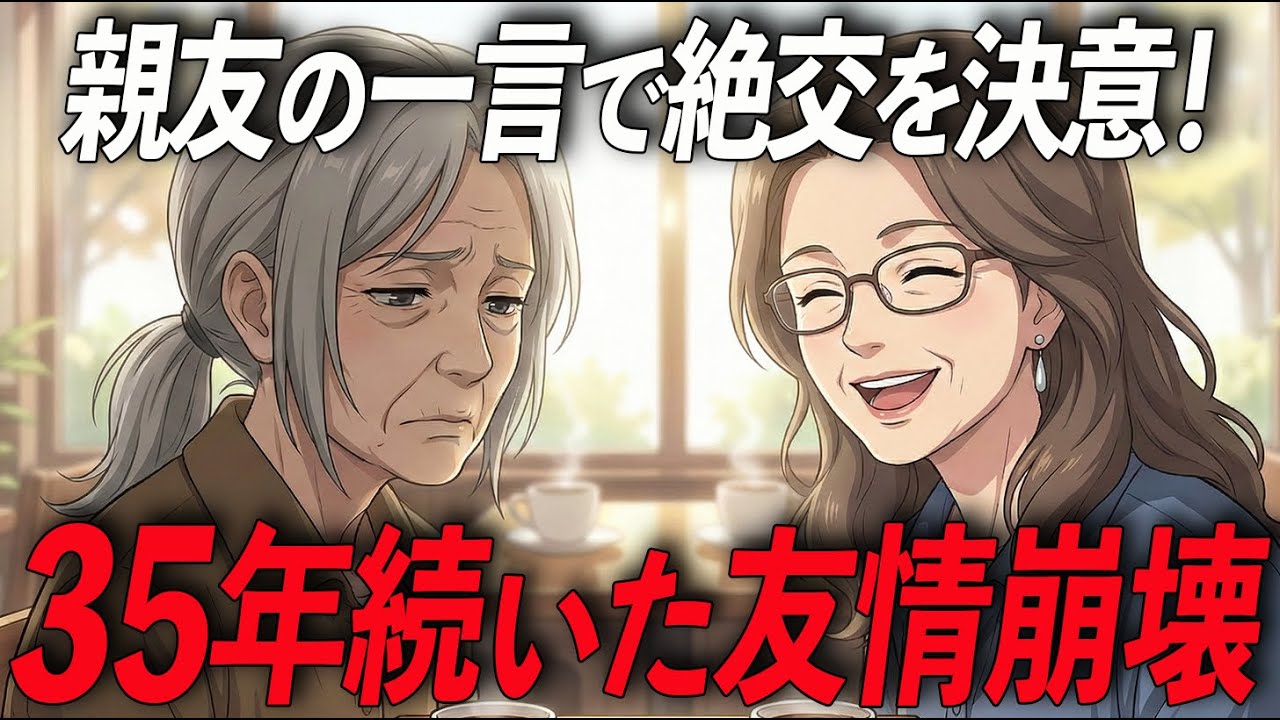35年続いた親友と、久しぶりに再会した夜ーーその”無神経な一言”で友情が崩壊しました | 老後の友人関係