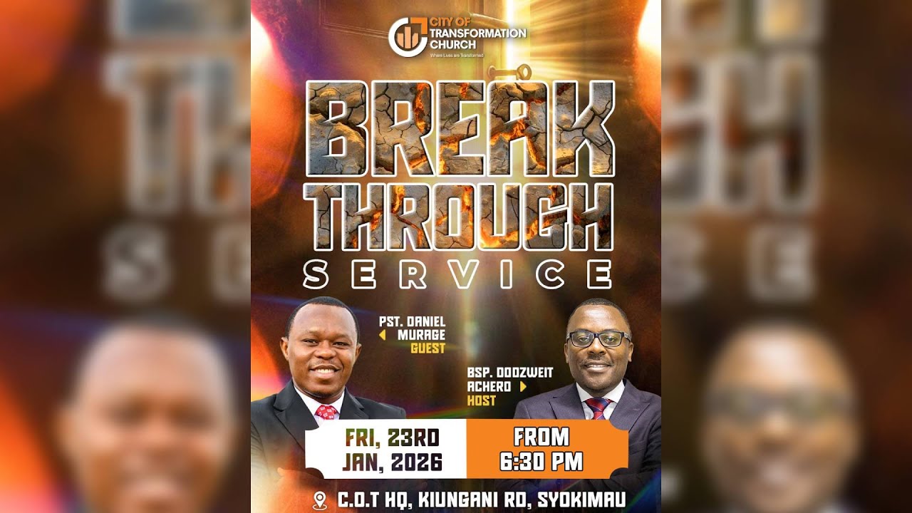 Breakthrough Service || Pst. Daniel Murage || 23.01.2026