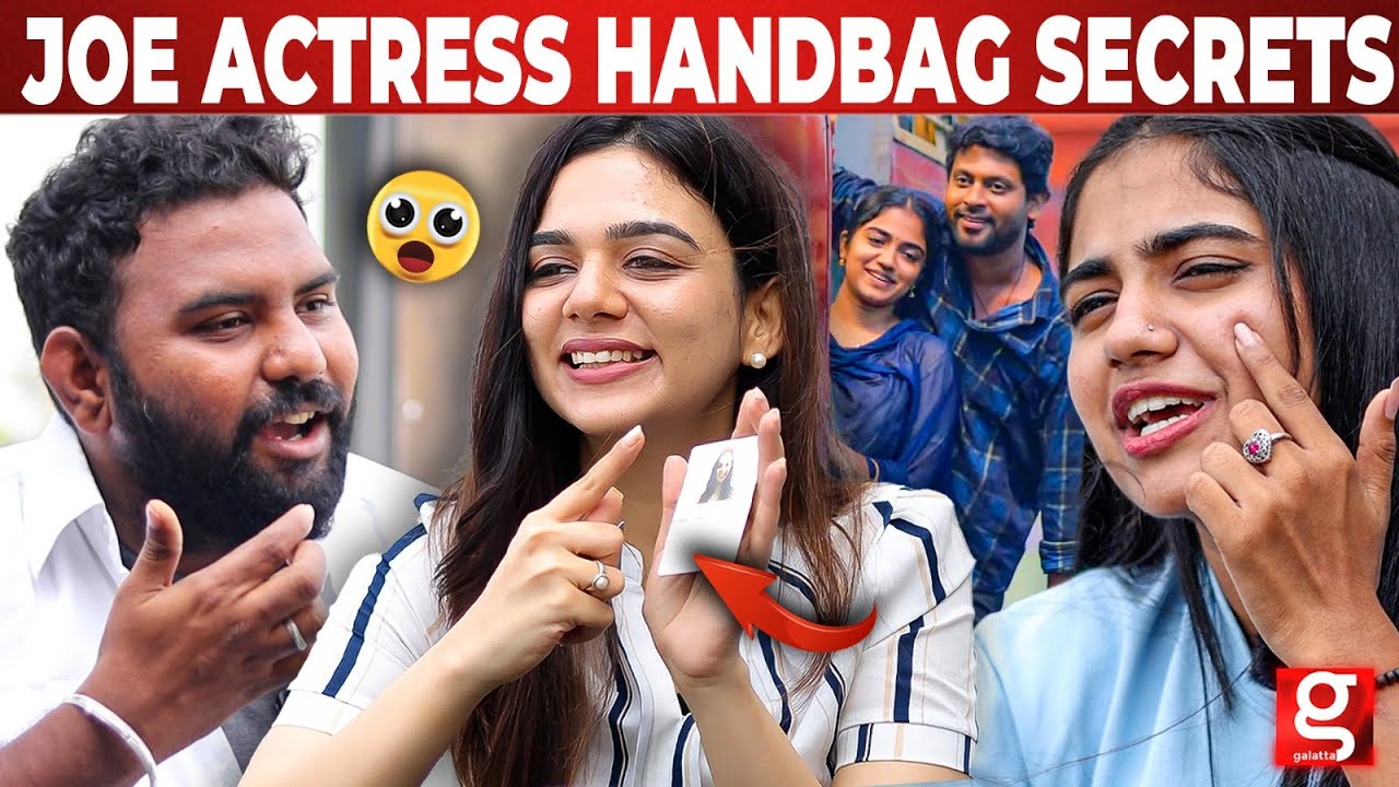 கடன் வாங்கிட்டு வந்துருக்கேன்😱 சக்காளத்தி சண்டை மாதிரி...🤣 Joe Heroines Hand Bag Secrets👜 | Vj Ashiq