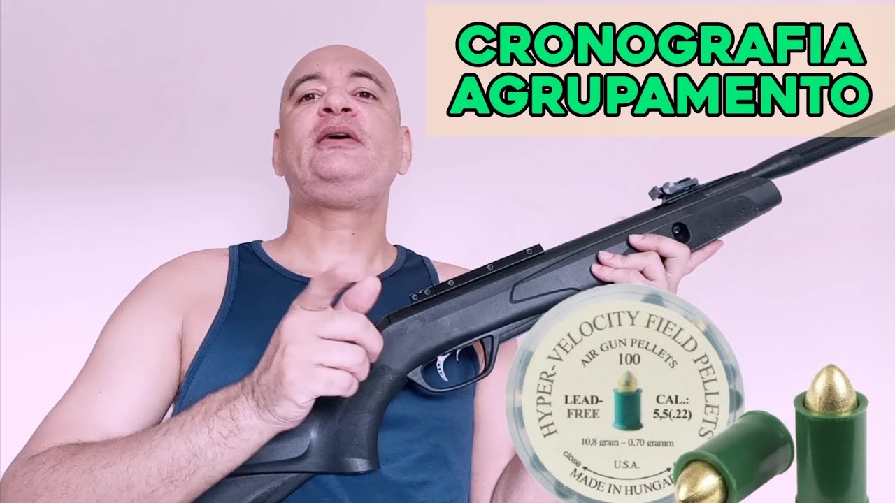 Gamo Black Fusion 5.5 - Skenco Hyper Velocity - Cronografia & Agrupamento