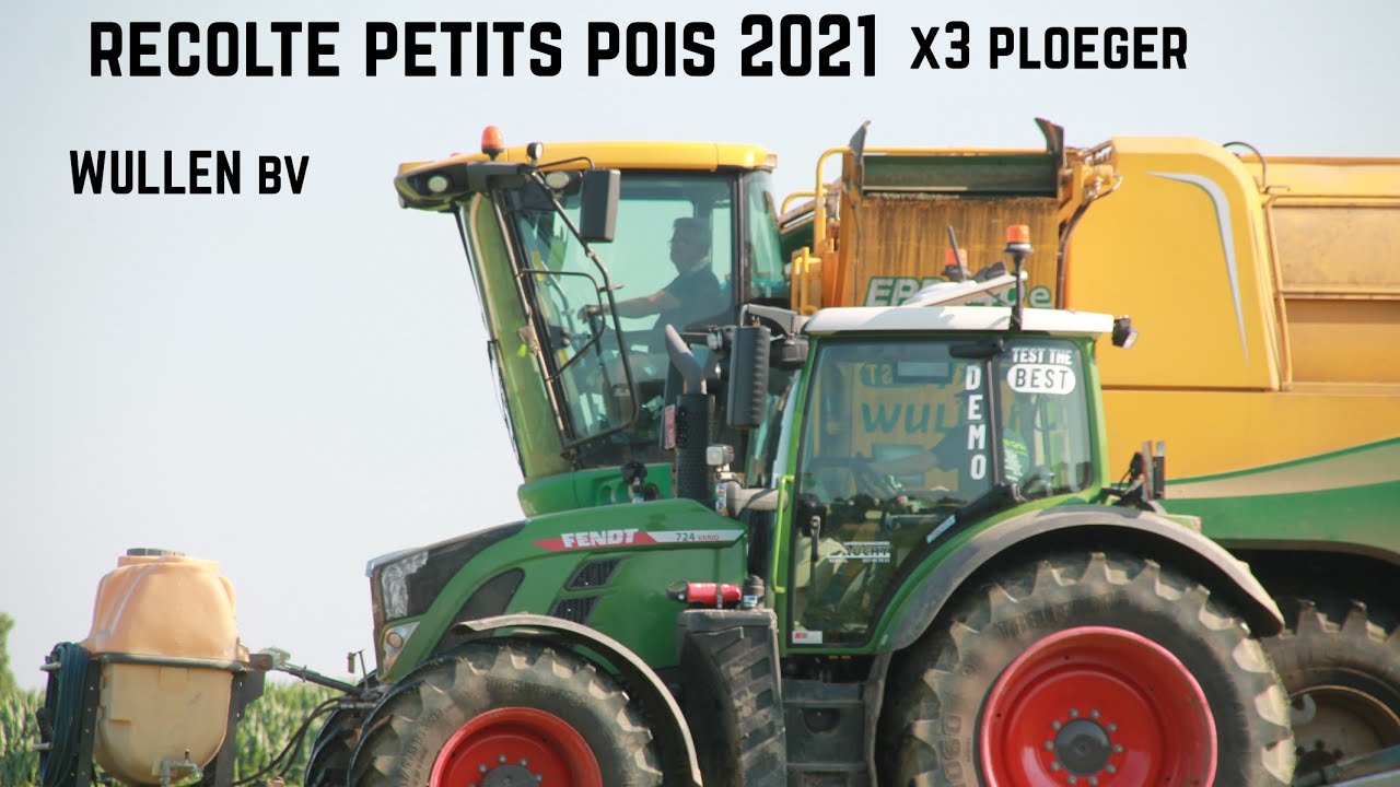 Récolte des petits pois 2021 / X3 Ploeger / Wullen BV