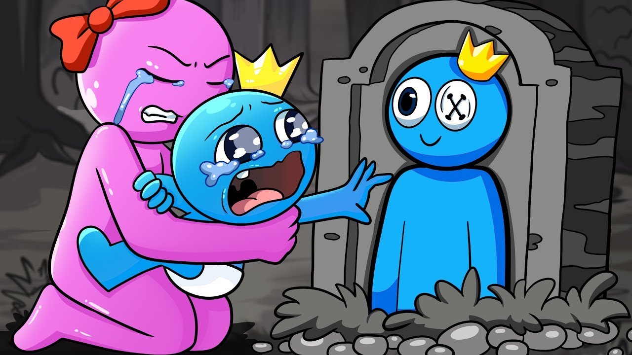 oh no what happened?! | Sad Story | Roblox Rainbow Friends Animation | benzen animationz