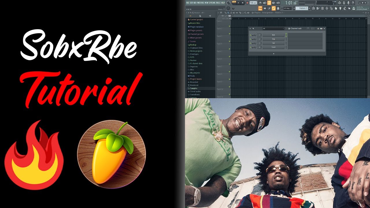 HOW TO MAKE A SOB x RBE TYPE BEAT | FL STUDIO TUTORIAL