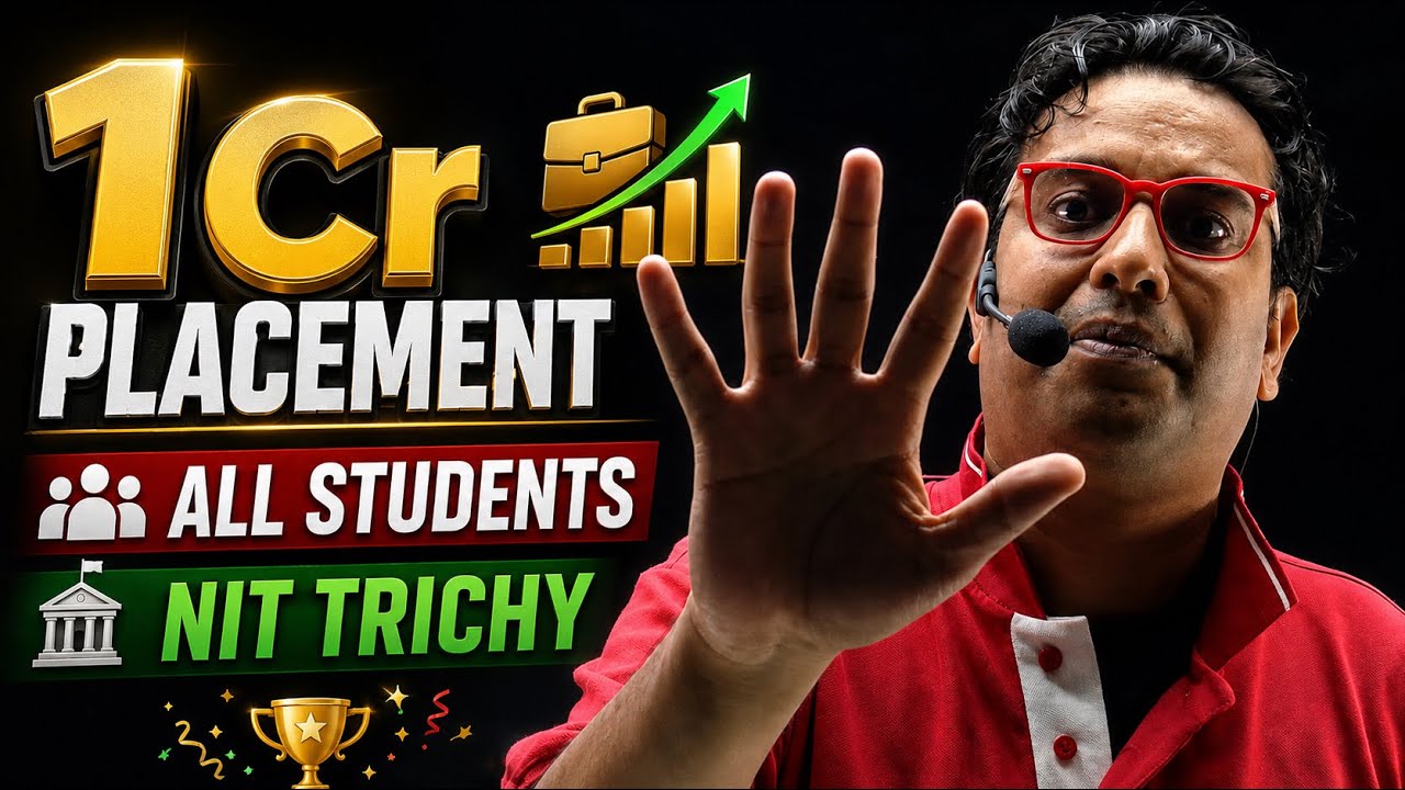 1Cr Package to All Students At NIT Trichy | PW