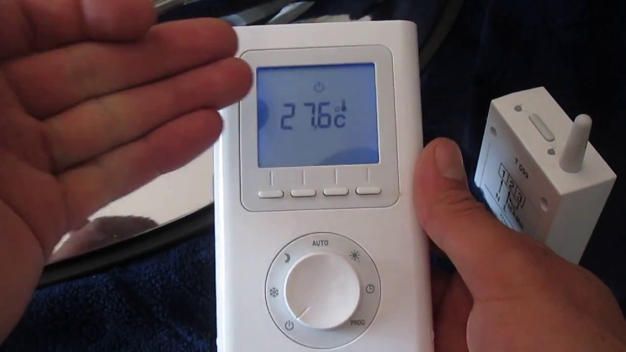 ZenSwiss Deluxe Niedrigenergie-Infrarotheizungen -  Funkempfänger und -Thermostat koppeln