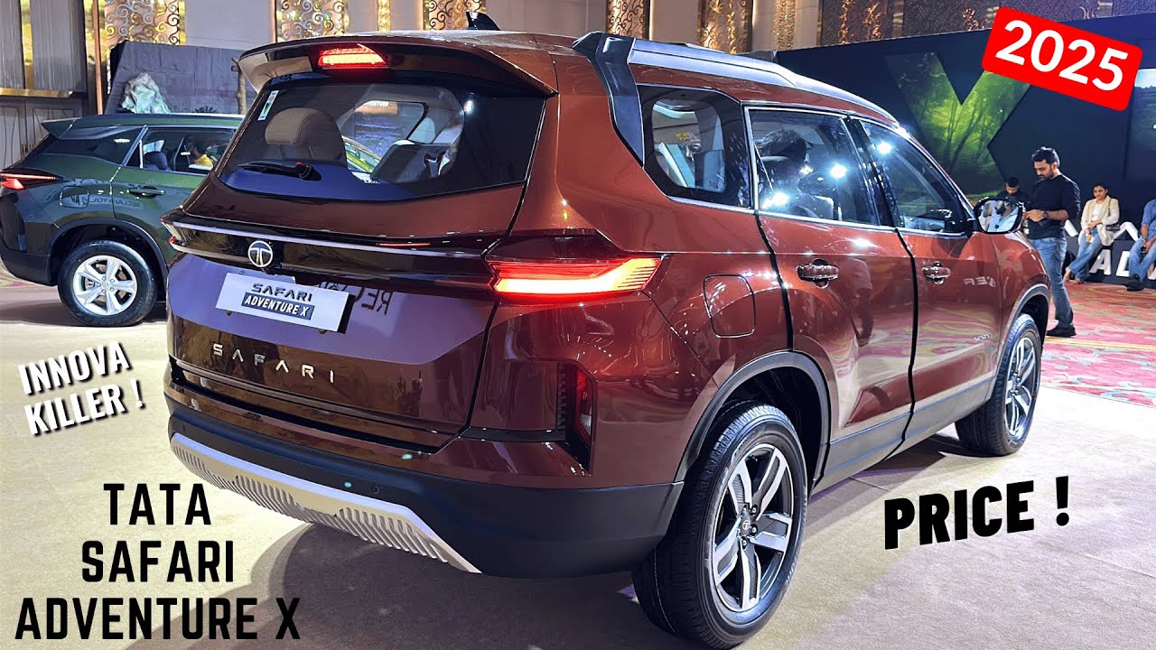 2025 Tata Safari Adventure X Plus ( New Launch ) - New Interiors & Features, BIG Sunroof | Harrier X