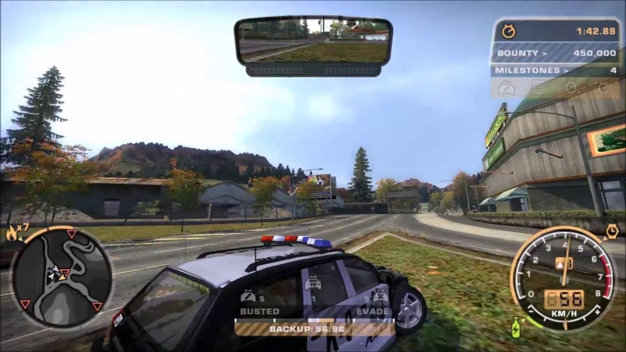 Need for Speed: Most Wanted #5: Heat Level 7-9 Chase in RPD SUV