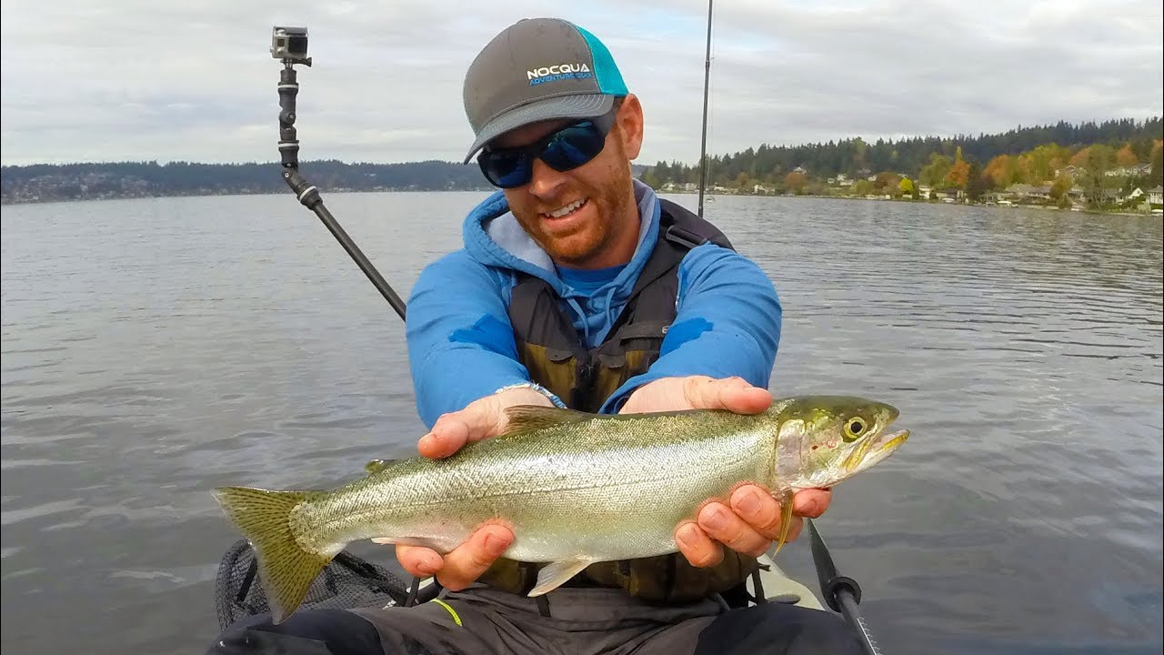 Kayak Fishing: Cutthroat Trout in Seattle | #FieldTrips Ep 11 | Field Trips with Robert Field