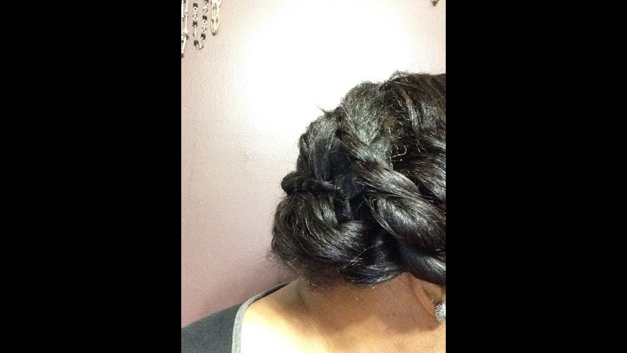 Messy Hair Day BAD HAIR DAY Easy Pinup Updo for a Beginner PERM RELAXER TEXLAX