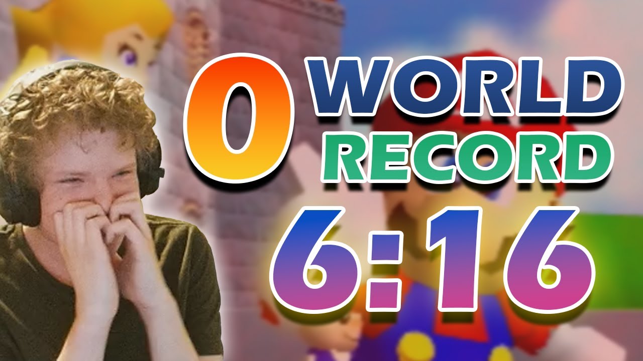 Super Mario 64 0 Star Speedrun 6:16.60 [Former WR]