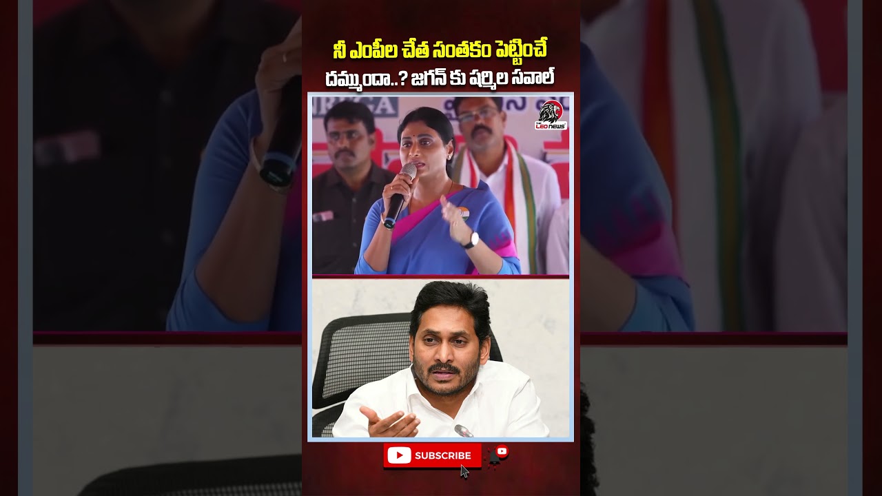 జగన్ కు షర్మిల సవాల్ 🔥 #yssharmila #ysjagan #ycp #appolitics #apnews #parliment #pmmodi