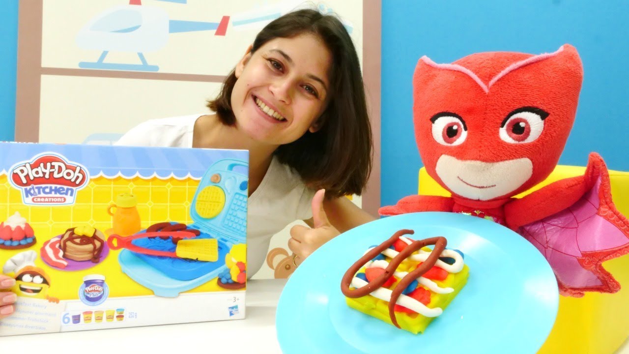 Oyun hamuru ile çocuk videoları. Pijamaskeliler, Oddbods, Troll Poppy ile hamur oyunları