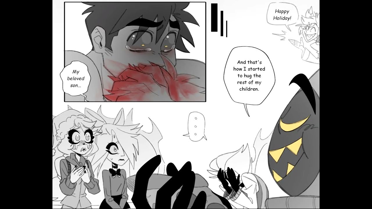 Hazbin Hotel - Abel and Adam's Hug