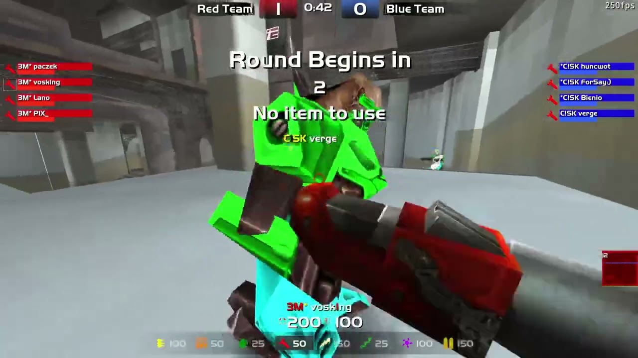 Quake Live Clan Arena 4v4 | baseq League | 3M vs CISK | Season 1