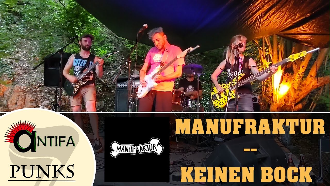 Manufraktur - Keinen Bock (live @Limes-Soli-Konzert 26.06.2021) | Antifa Punks