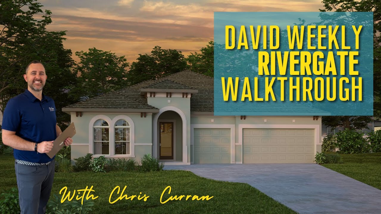 [MODEL HOME] WALKTHROUGH: David Weekley Homes - Rivergate - with Chris Curran