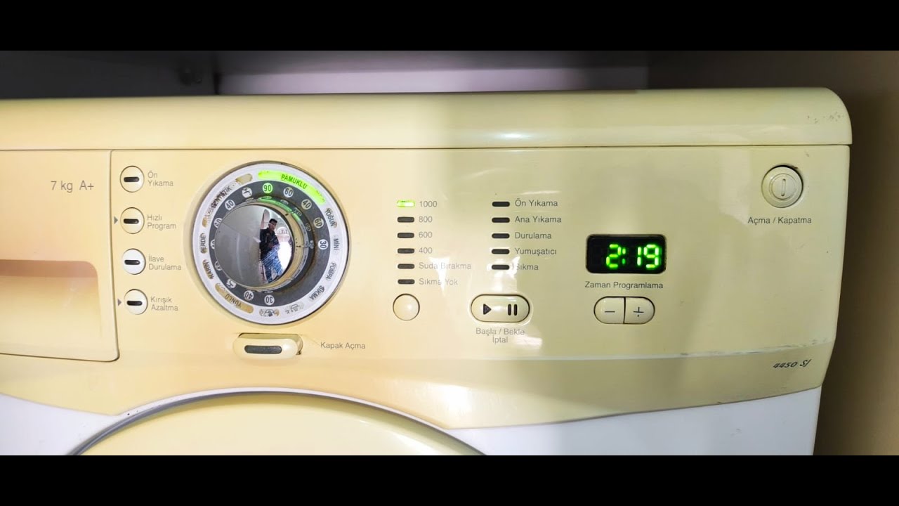 Arçelik 4450 SJ Çamaşır Makinesi  nasıl çalıştırılır Kullanımı ve proğram iptali hakkında