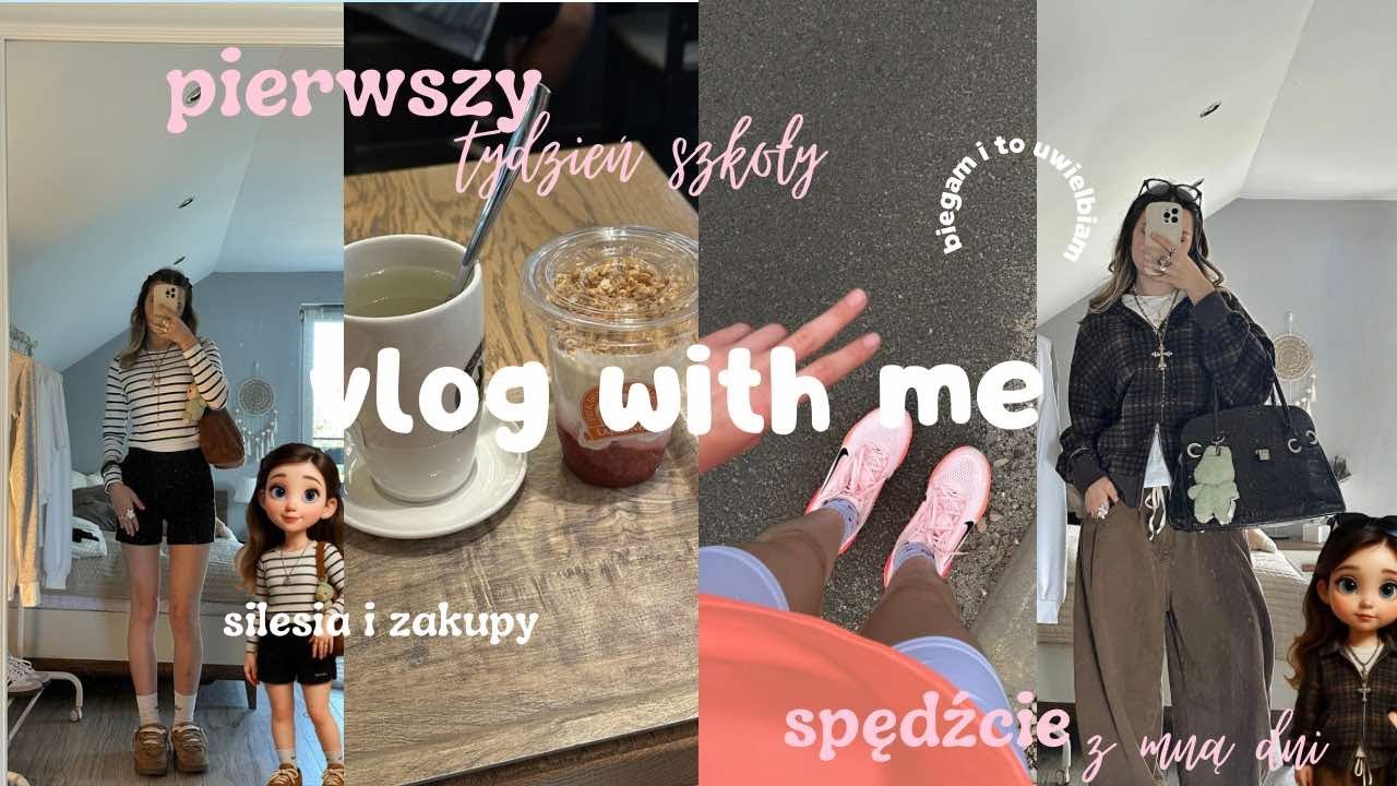 PIERWSZY TYDZIEŃ SZKOŁY🎀 clean girl routine, running, vlog with me