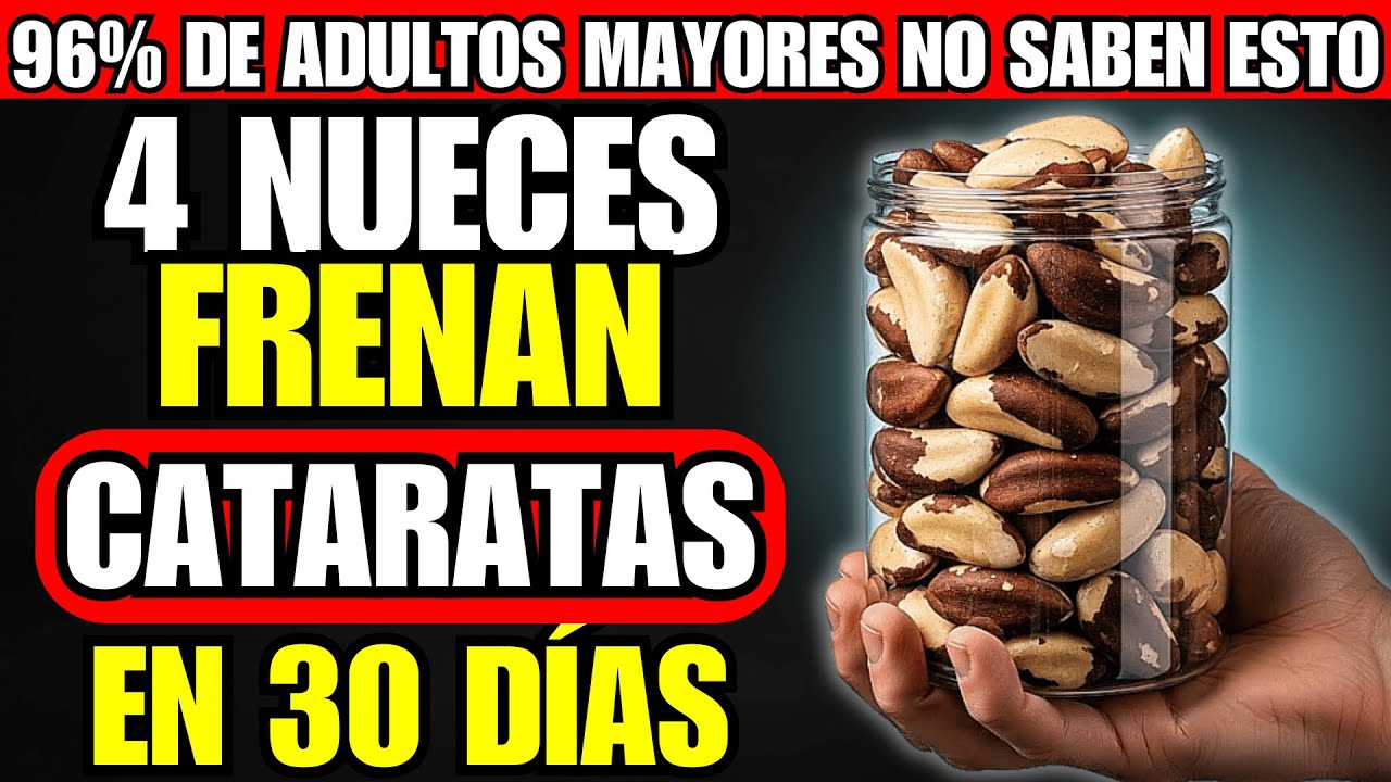 4 FRUTOS SECOS que PROTEGEN tus OJOS de las Cataratas (Fáciles de Encontrar)