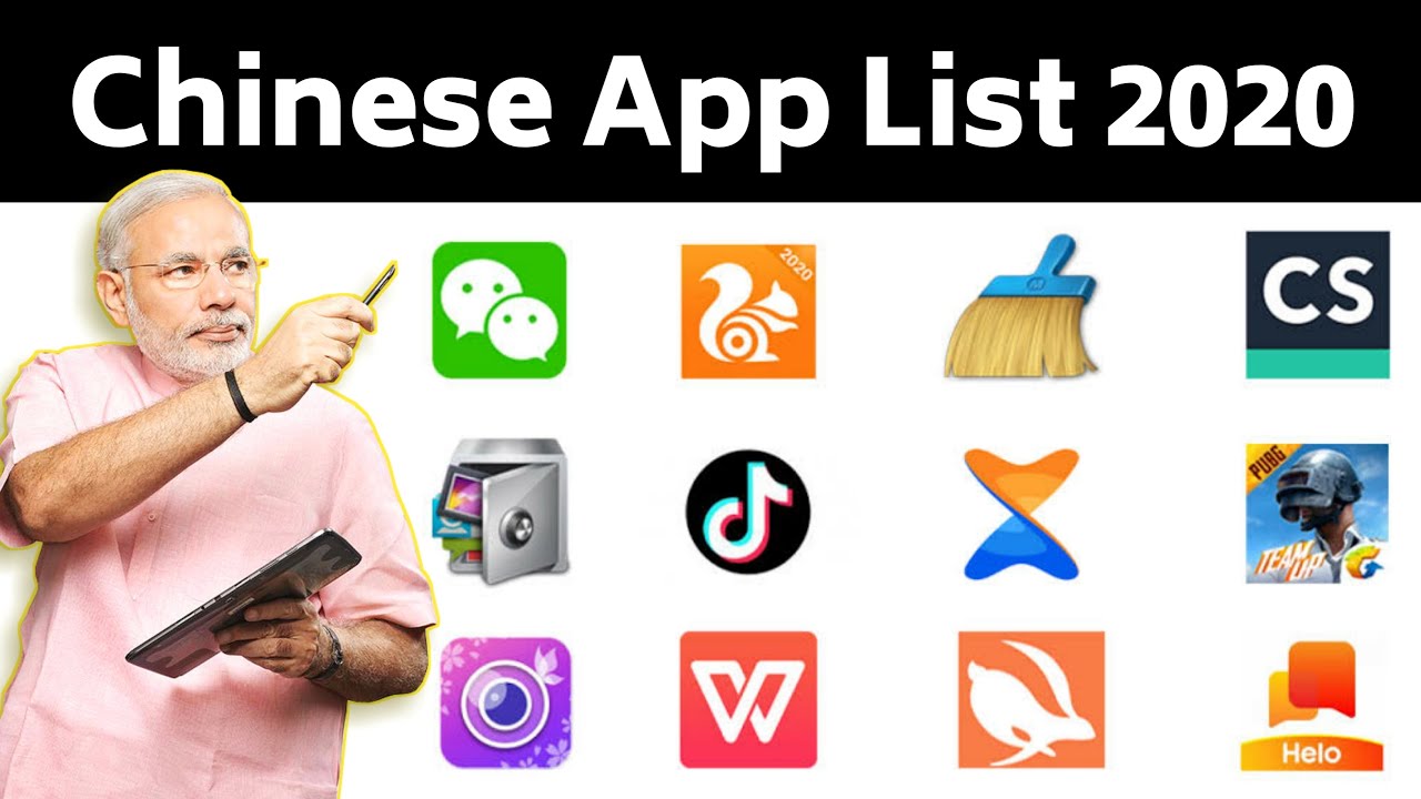 Chinese App List 2020 in India | 59 Chinese Apps Banned in India | Top 50 Chinese Apps