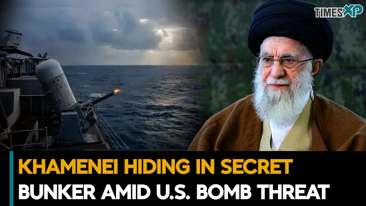 Iran's Khamenei Hiding in Secret Bunker Amid U.S. Bomb Threat| Iran-Israel War