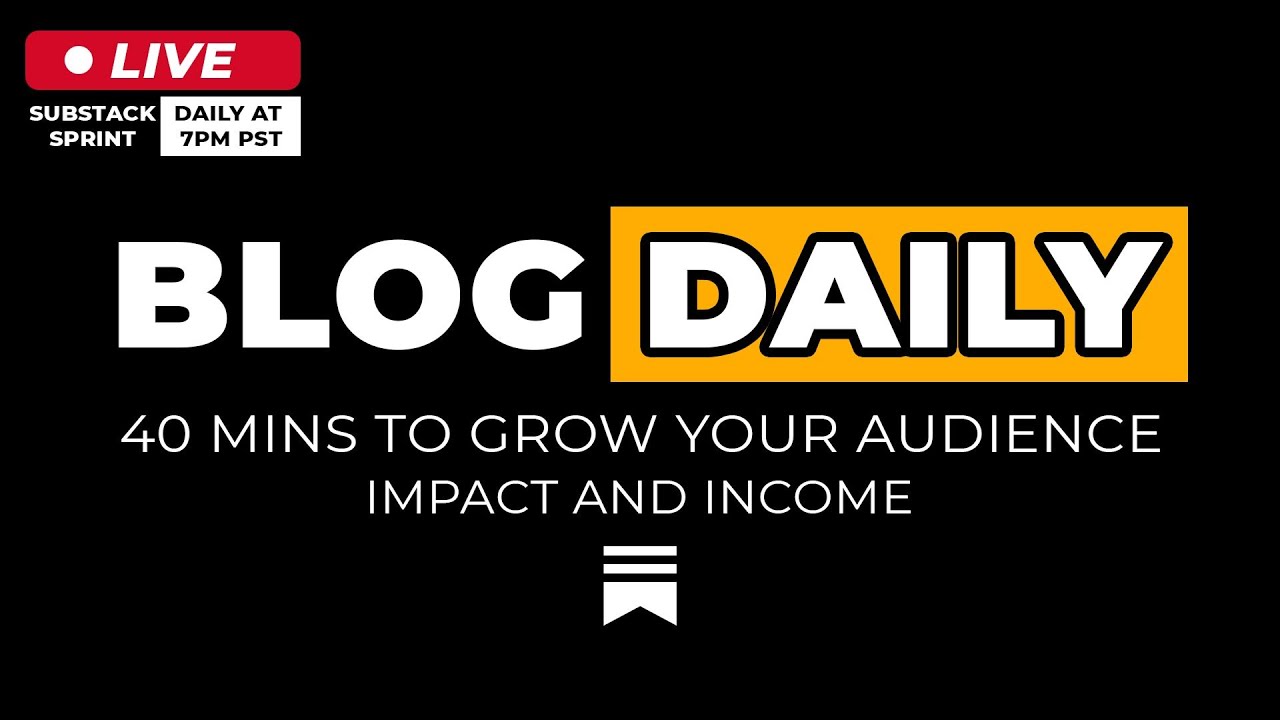 Watch Me Write A Daily Substack Article (Day 24)