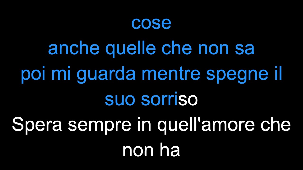 Anna Tatangelo - Il mio amico - Sanremo - Karaoke