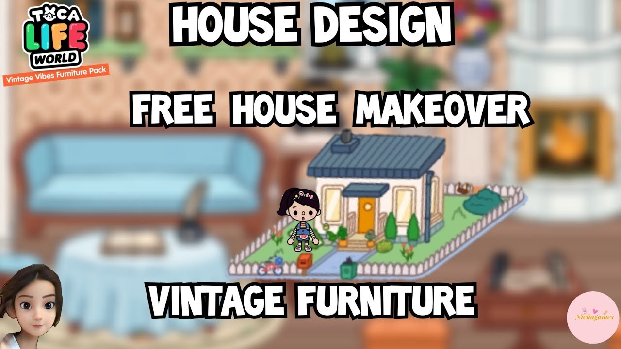 House Design |Дизайн Дома​ |Toca Life World | Free House Makeover | Vintage Furniture