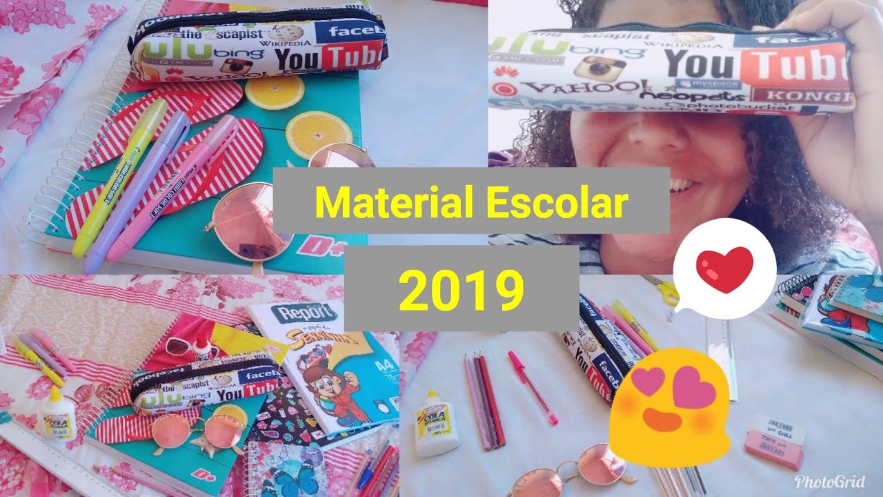 Material Escolar por 90,00 Reais😱😱😱