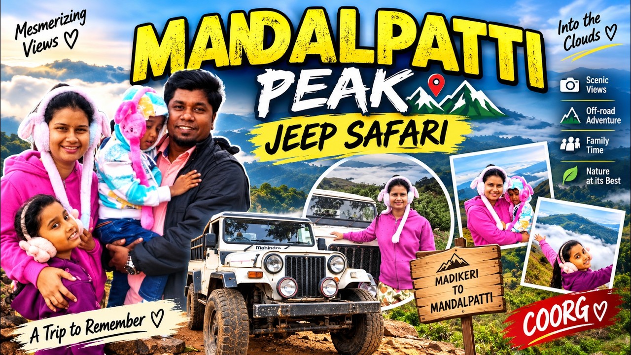 Mandalpatti Jeep Ride Experience 😍 | Cost, Tips & Family Trip | Tamil Vlog