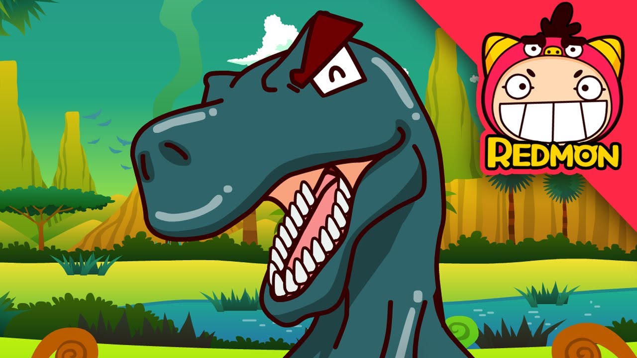 Tyrannosaurus song | T-Rex song | Dinosaur songs | Nursery Rhymes | REDMON
