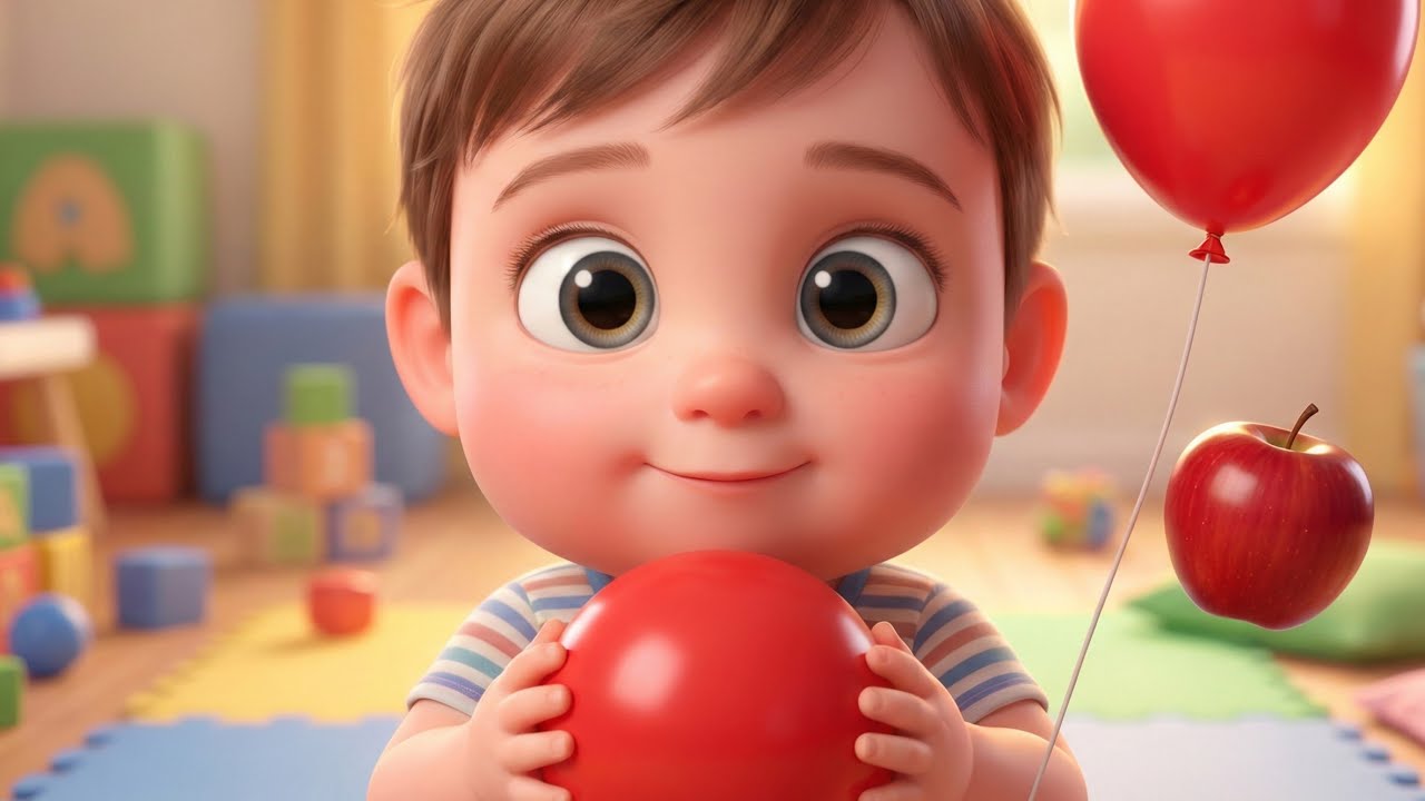 Red Color for Kids 🔴 | Play Group Learning